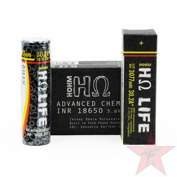 HOHM LIFE 18650 (3015mAh 31,5A)