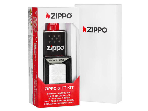 Zippo gavepakke med bensin